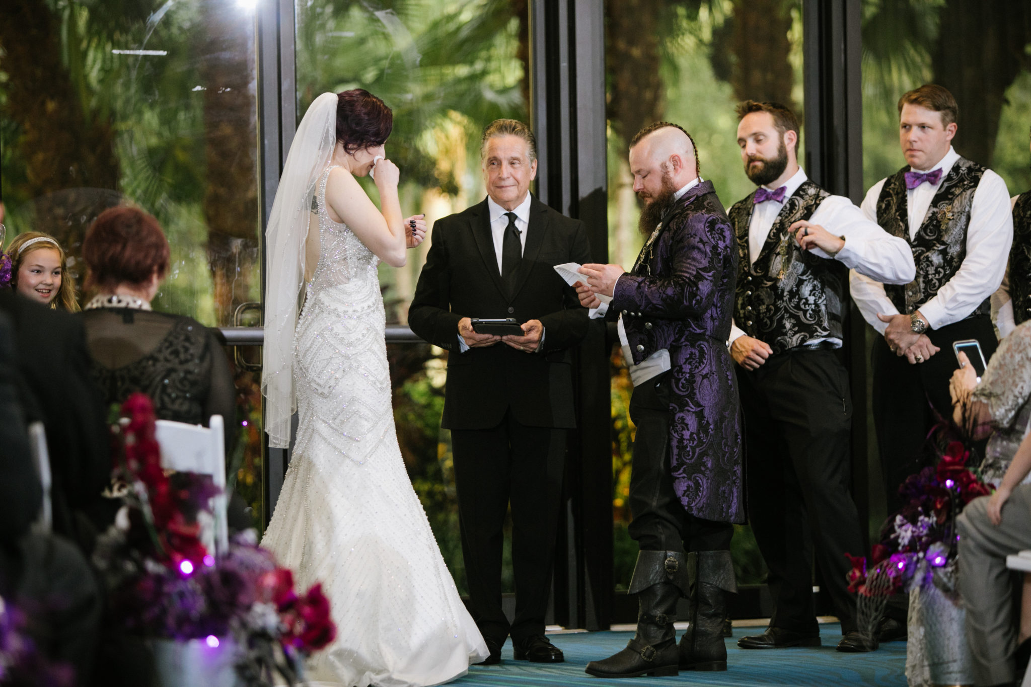 Melissa + Jordan’s Punk Rock Orlando Wedding-27